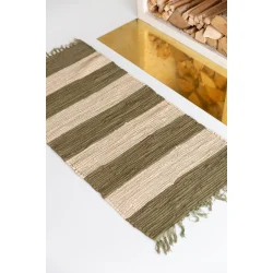 Bongusta chindi rug army/beige