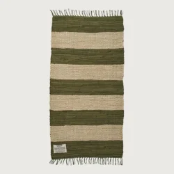 Bongusta chindi rug army/beige