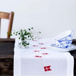 Bordl�ber med dannebrog 30x300 cm