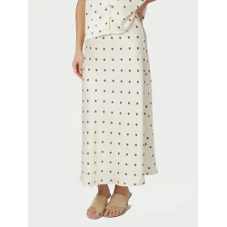Bovary dotted skirt creme