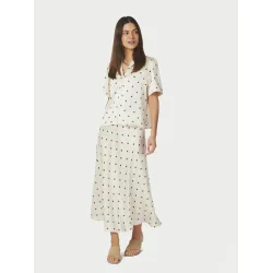 Bovary dotted skirt creme