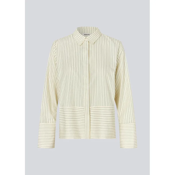 Brodiemd shirt lime pinstripe 