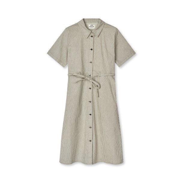 Bromi svana dress four leaf clover/whitecap grey 