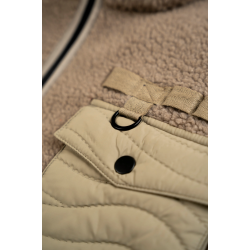 Campfire pile jacket fallen rock