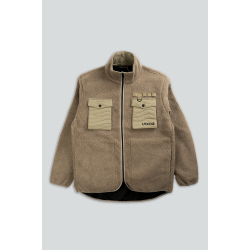 Campfire pile jacket fallen rock