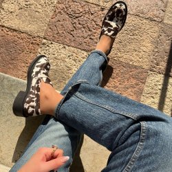 Celina loafer white/brown