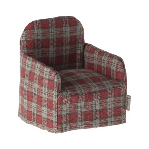 Chair mouse red checker 11-4413-03