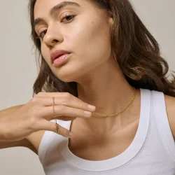 Charm golden cross C015G