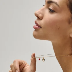 Charm organic heart C016G