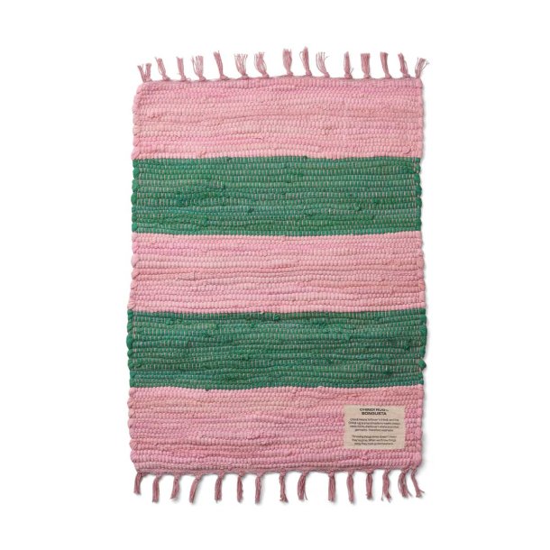 Bongusta Chindi rug pink/grass