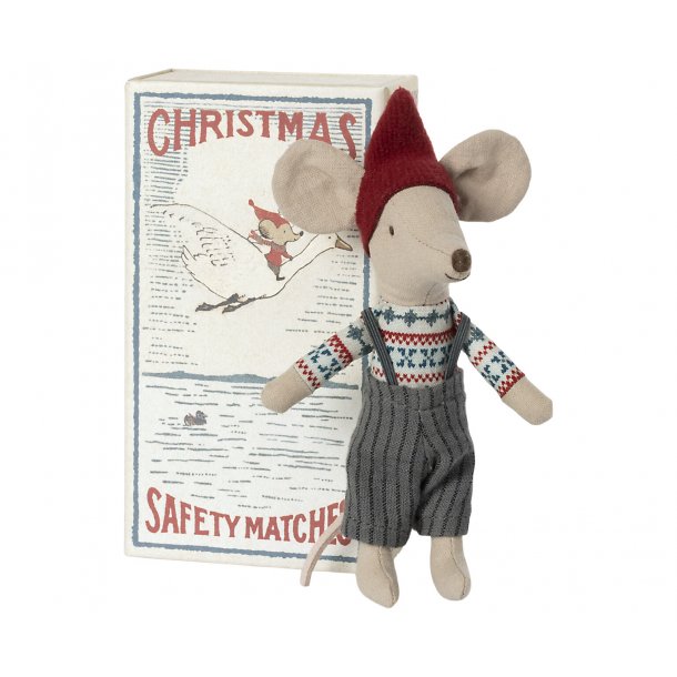 Christmas mouse in box 14-1701-01