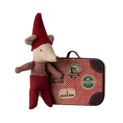 Christmas mouse in suitcase 14-4700
