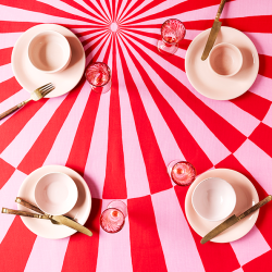 Cirkus dug rd 140x240 cm.