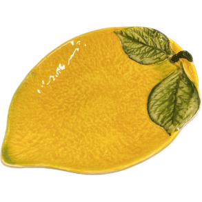 Citron sk�l/fad som citron 18x24 cm 