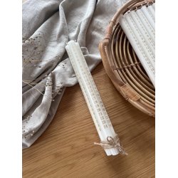 Classic kanenderlys med guld tal