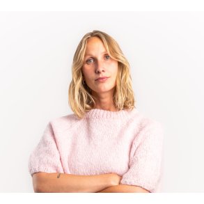 Ida kort �rme fluffy lt pink