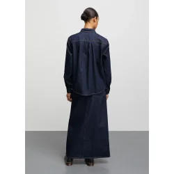 Cosy denim crane shirt dark indigo 