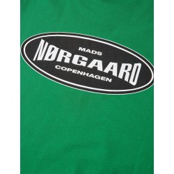 Cotton jersey big logo frode tee verdant green