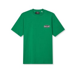Cotton jersey big logo frode tee verdant green