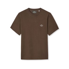 Cotton jersey frode logo tee demitasse