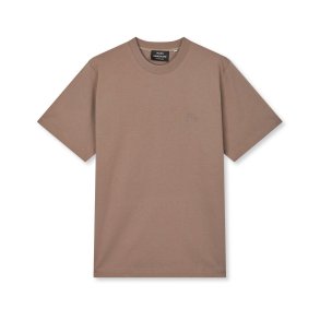 Cotton jersey frode tee walnut