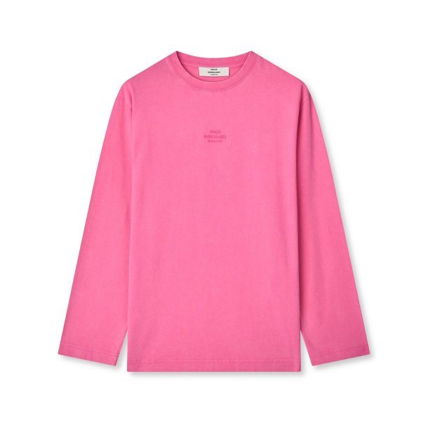 Cotton jersey jerry tee ls carmine 