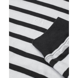 Cotton jersey stripe frode tee ls