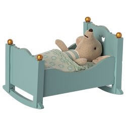 Cradle, baby mouse, blue 11-2000-00