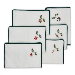 Dkkeserviet med julebuk