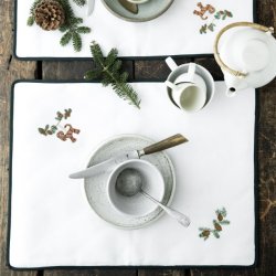 Dkkeserviet med julebuk