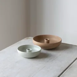 Oda lysestage sk�l lille gr�n