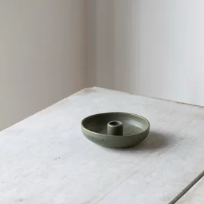 Oda lysestage sk�l lille gr�n