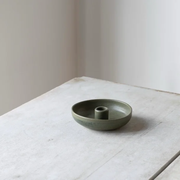 Oda lysestage sk�l lille gr�n