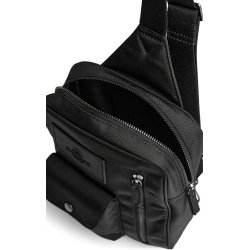 Darla one shoulder black 