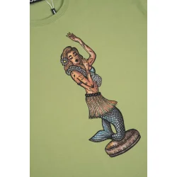 Dashboard hula t-shirt mosstone 