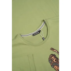 Dashboard hula t-shirt mosstone 