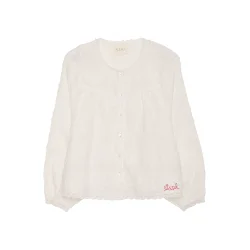 Delphine top off white 