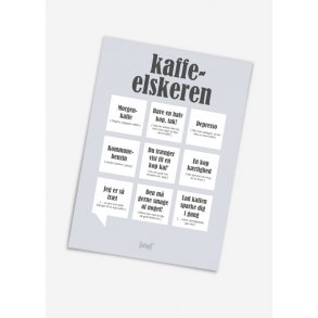 Kort A5 Kaffe elskeren