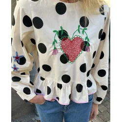 Diana top black dot 