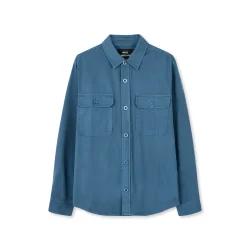 Dyed canvas skyler shirt sargasso 