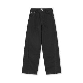 Dyed denim christel jeans black 