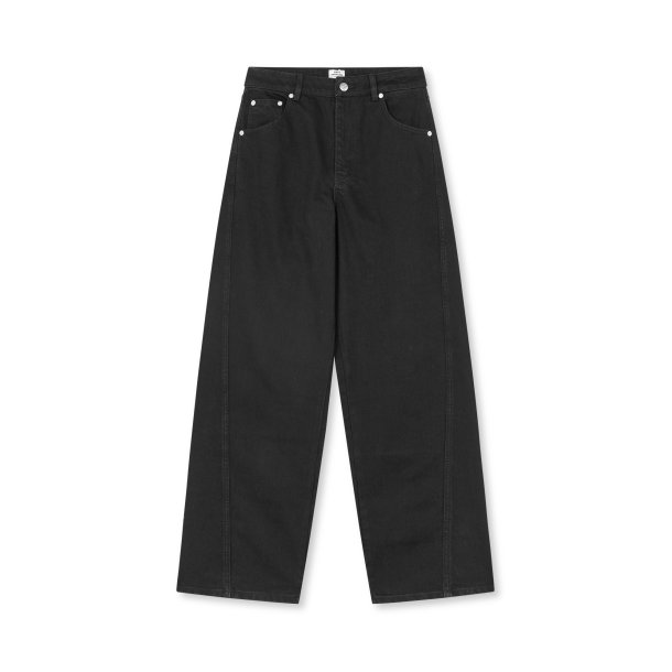 Dyed denim christel jeans black 
