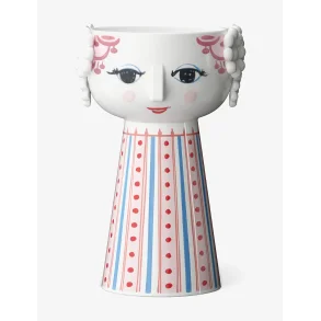 Eva lysestage 14 cm st�vet r�d