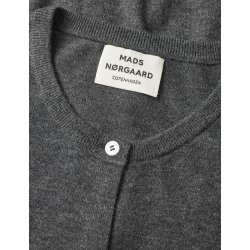 Fine merino charlot cardigan grey