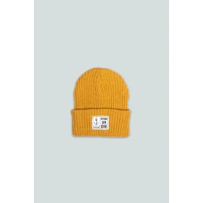 Fish or die beanie yellow