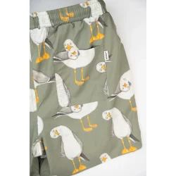 Flipping the bird swim shorts 
