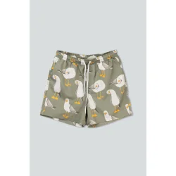 Flipping the bird swim shorts 