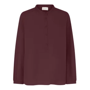 Frau Madrid shirt red mahogany 