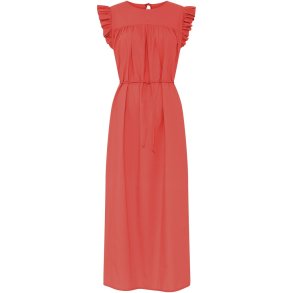 Frau Stockholm dress hot coral