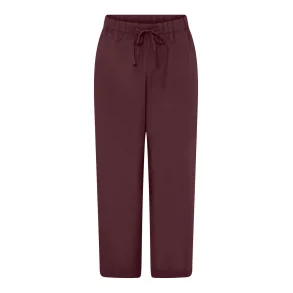 Frau Sydney string long pant red mahogany